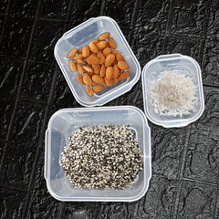 2748 3 Pc Square Container used by various types of peoples for storing their types of stuffs and all purposes. DeoDap