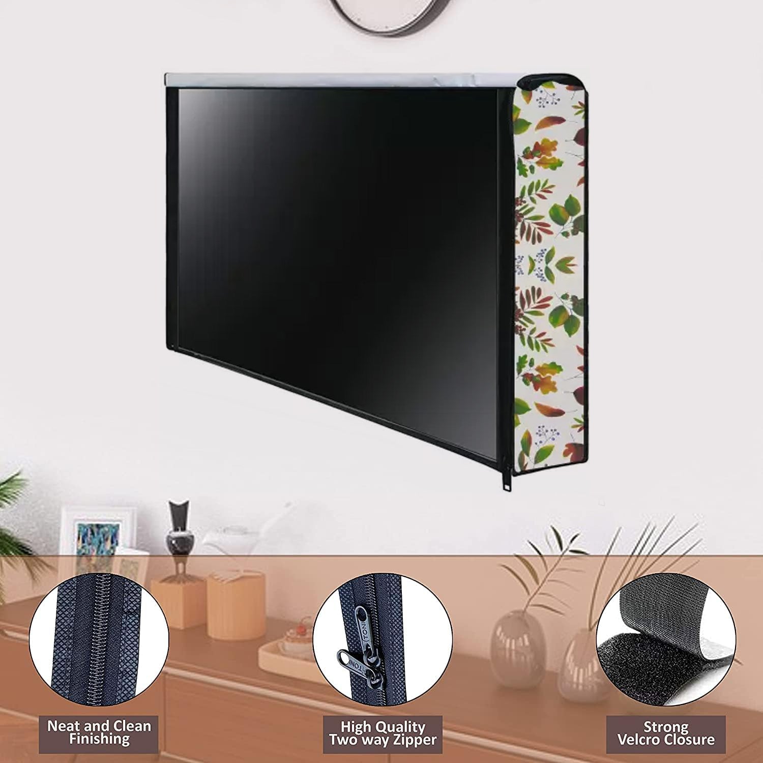 1083 LED/LCD Television Cover for 32 Inches LED/LCD with Zip Lock DeoDap