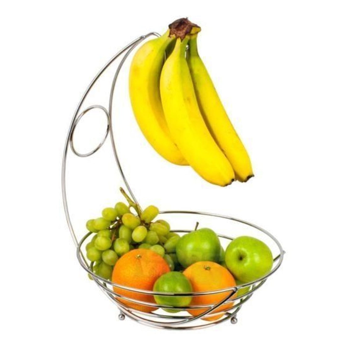 5186 Fruit Storage Basket Steel For Home & Hotel Use DeoDap