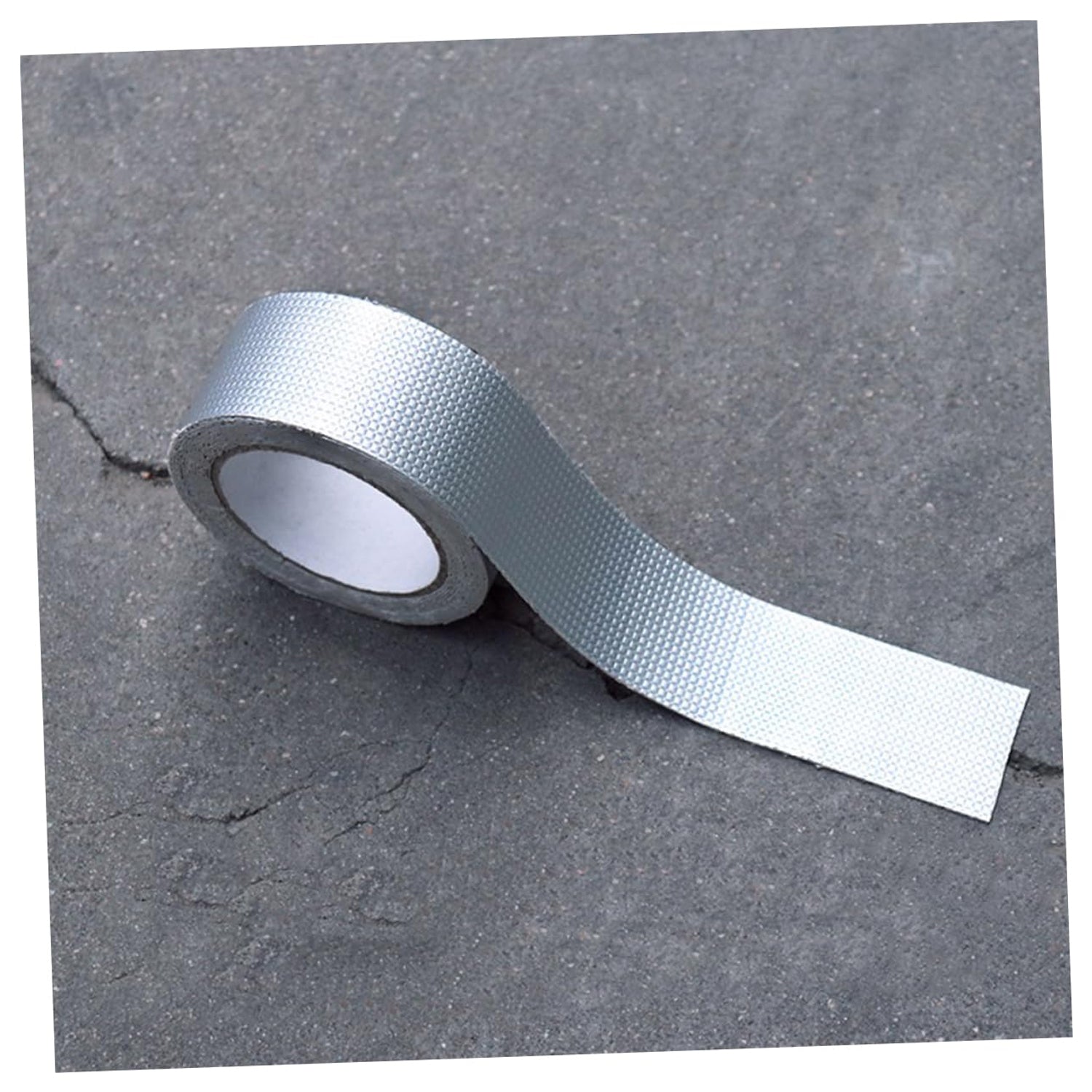 7480 Self-Adhesive Insulation Resistant High Temperature Heat Reflective Aluminium Foil Duct Tape Roll (1 Pc 796 Gm)