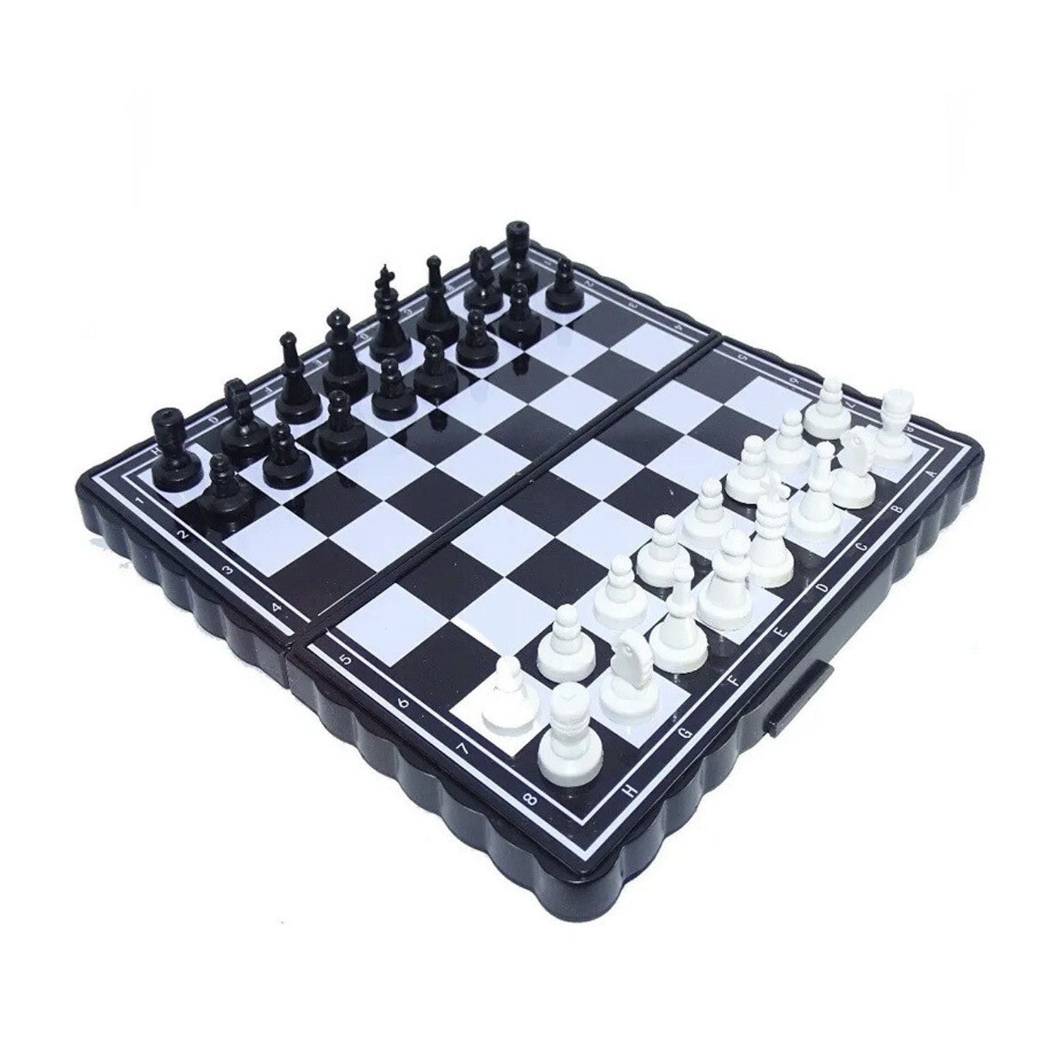 4661 Chess Board 5"x5" Magnetic Chessboard Game Set with Folding Travel Portable Case Travel Chessgame Premium Classic Black & Ivory Color Pieces Prefect Gift for Kids and Adults |1 Pcs| DeoDap