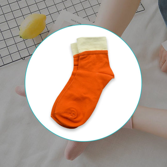 7357 Socks Breathable Thickened Classic Simple Soft Skin Friendly (1Pair) DeoDap