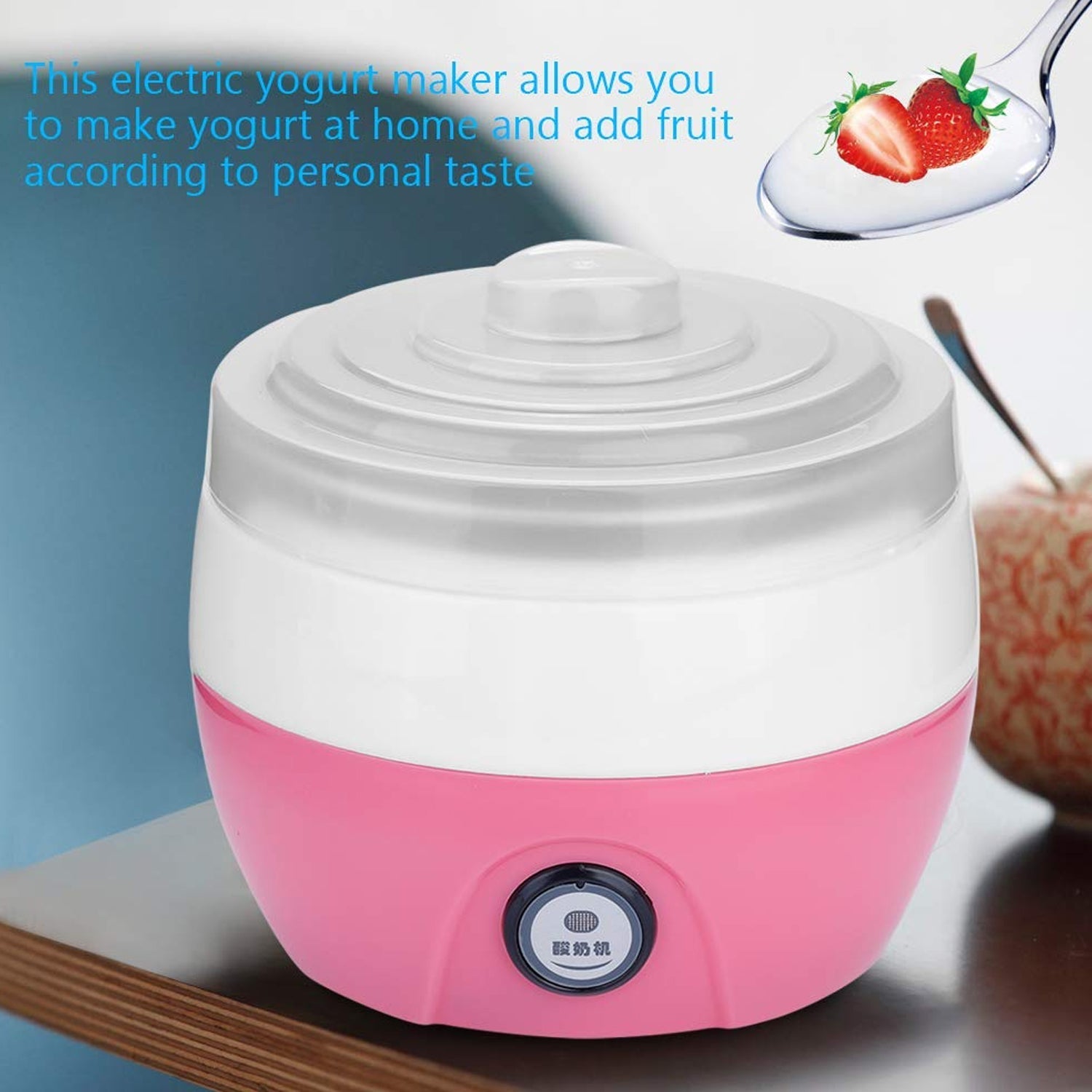 Electronic Yogurt Maker, Automatic Yogurt Maker Machine 1L Yoghurt DIY Tool Plastic Container for Home Use DeoDap