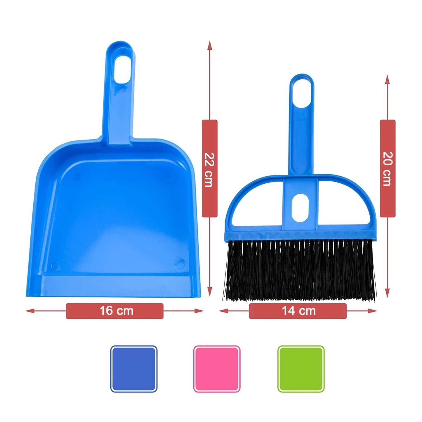 7618 Dustpan Supdi with Brush Broom Set for Multipurpose Cleaning Big Size DeoDap