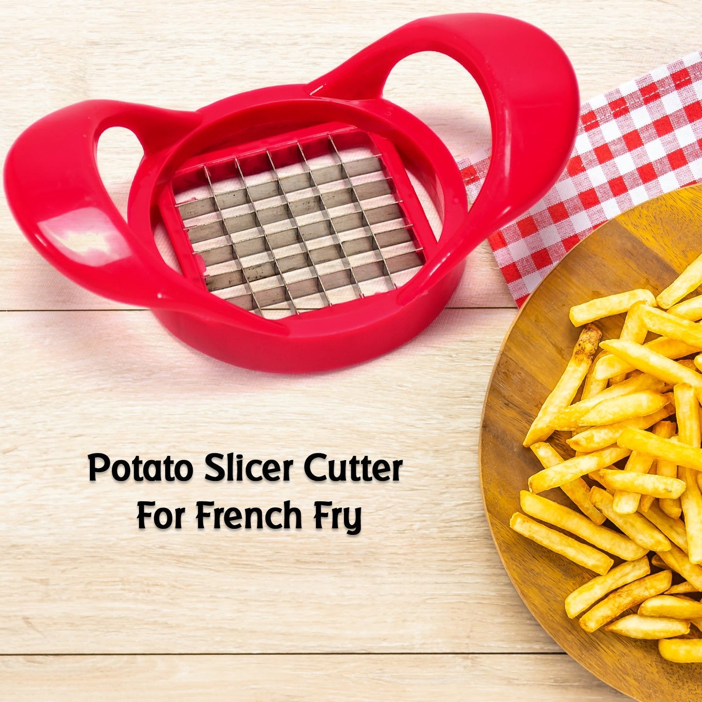 2311 Potato Cutter, Fries Cutter Sweet Potato Fries Cutter Potatoes Cutter or Potato Slicer Cutter For French Fry. DeoDap