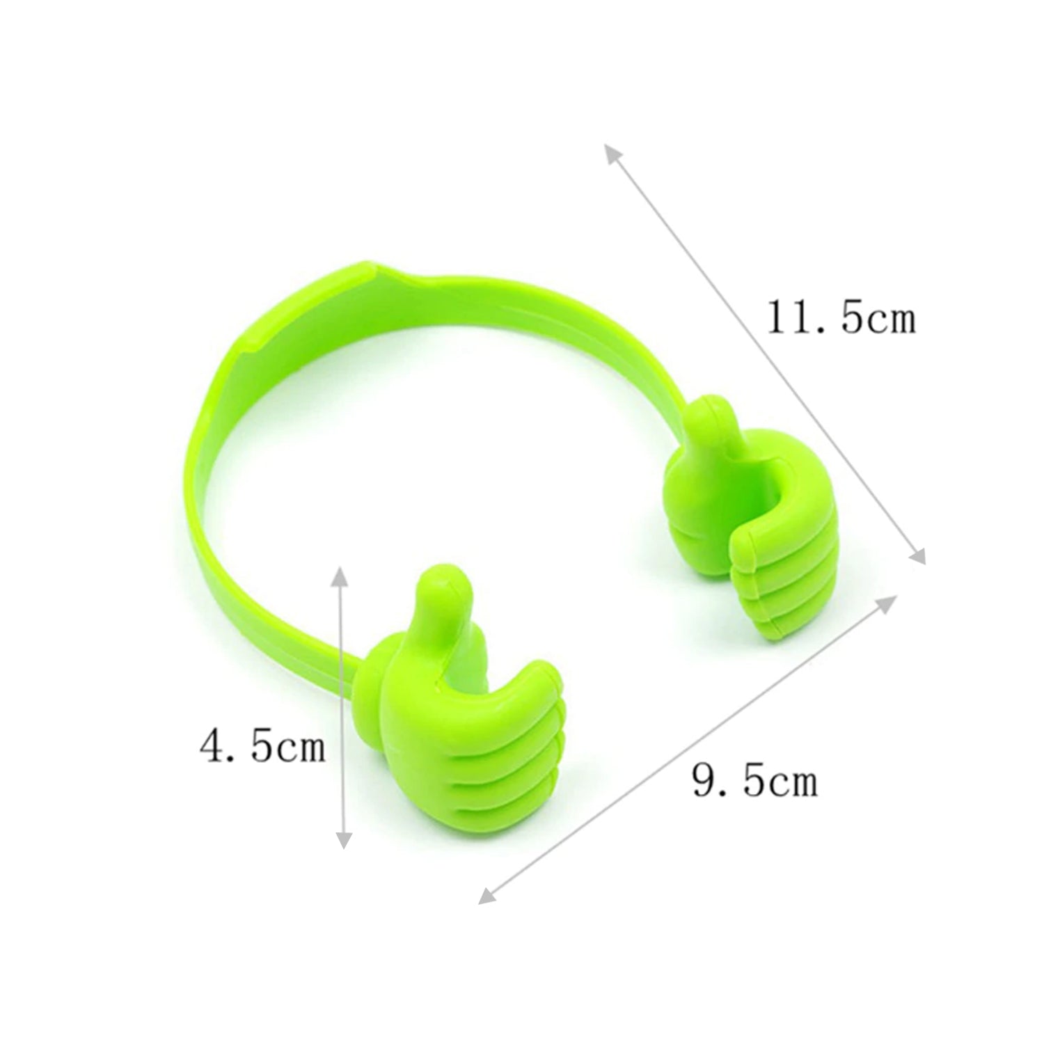 6132 4 Pc Hand Shape Mobile Stand used in all kinds of places including household and offices as a mobile supporting stand. DeoDap