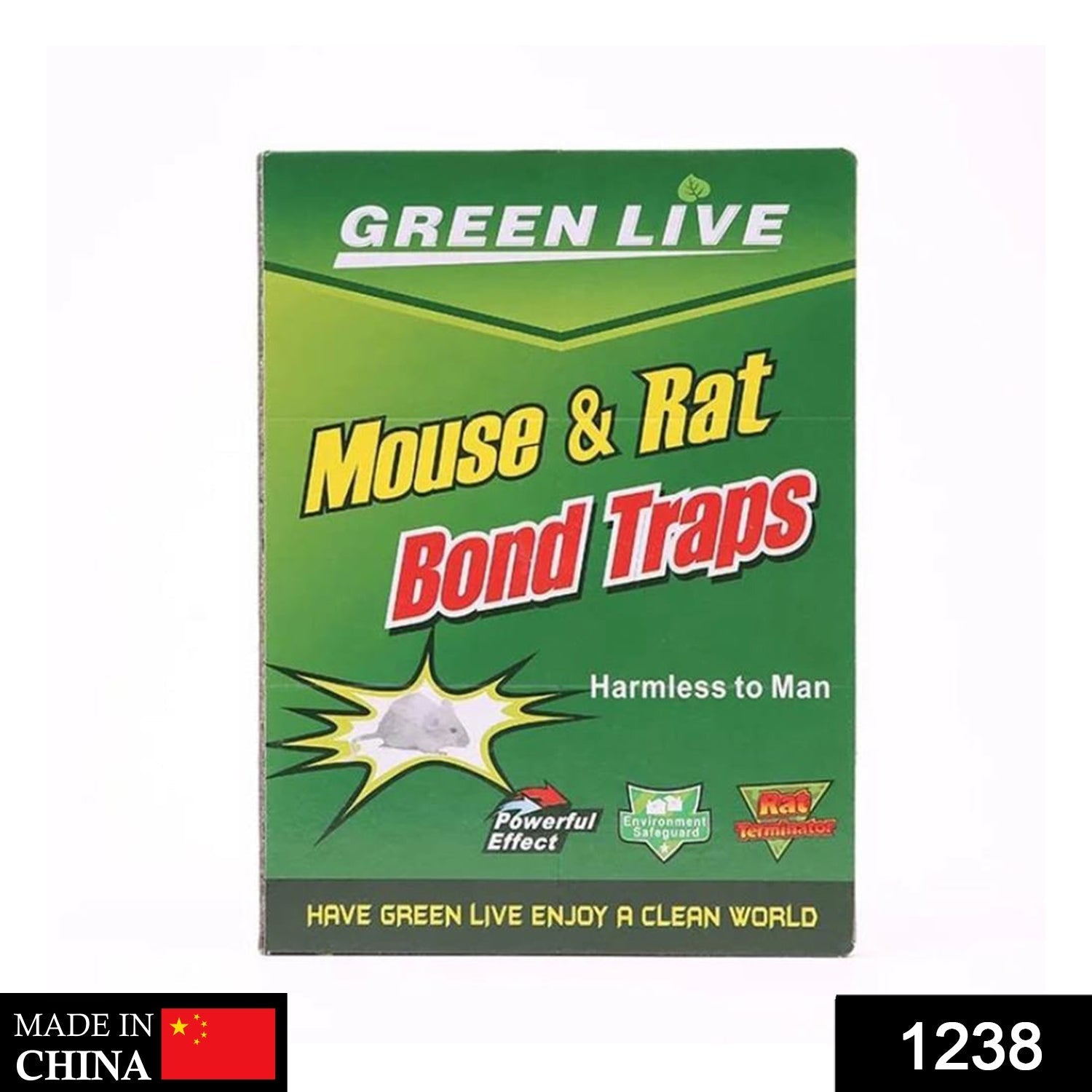 1238 Mice Traps Sticky Boards Strongly Adhesive That Work Capturing Indoor and Outdoor DeoDap