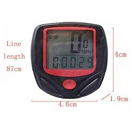 1539 Cycle Computer with Trip Distance and Timer Durable DeoDap