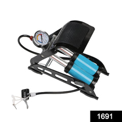 1691 Portable High Pressure Foot Air Pump Compressor for Car and Bike DeoDap