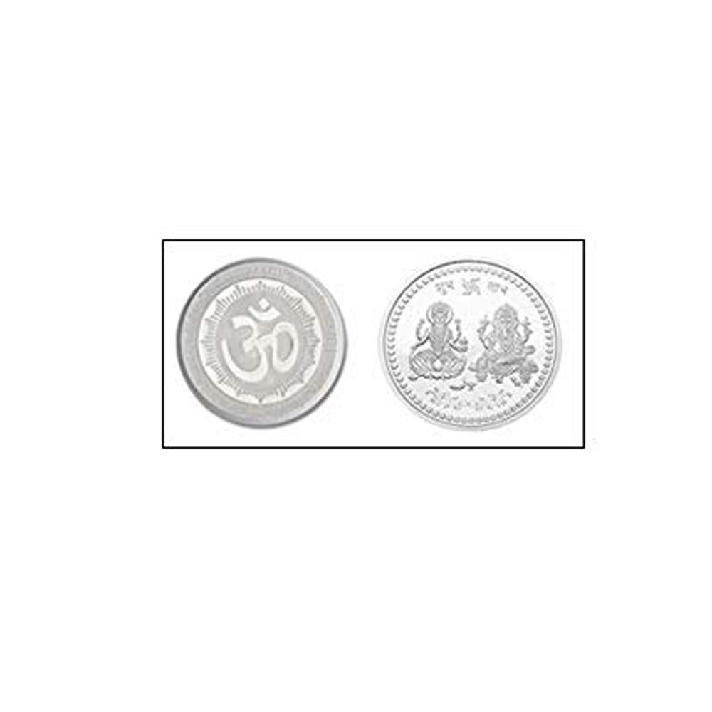 866 Silver color Coin for Gift & Pooja DeoDap