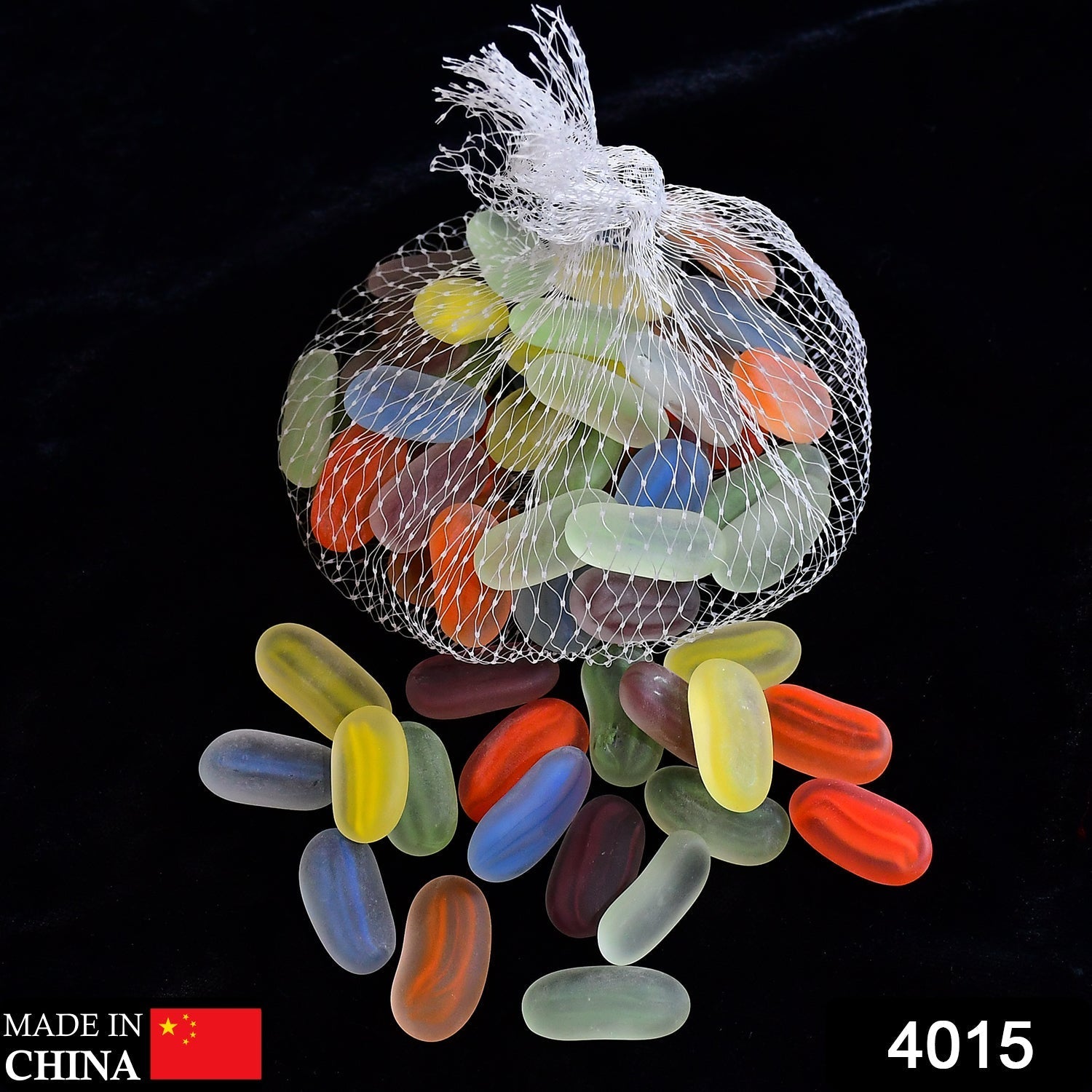 4015 Glass Gem Stone, Flat Round Marbles Pebbles for Vase Fillers, Attractive pebbles for Aquarium Fish Tank. DeoDap