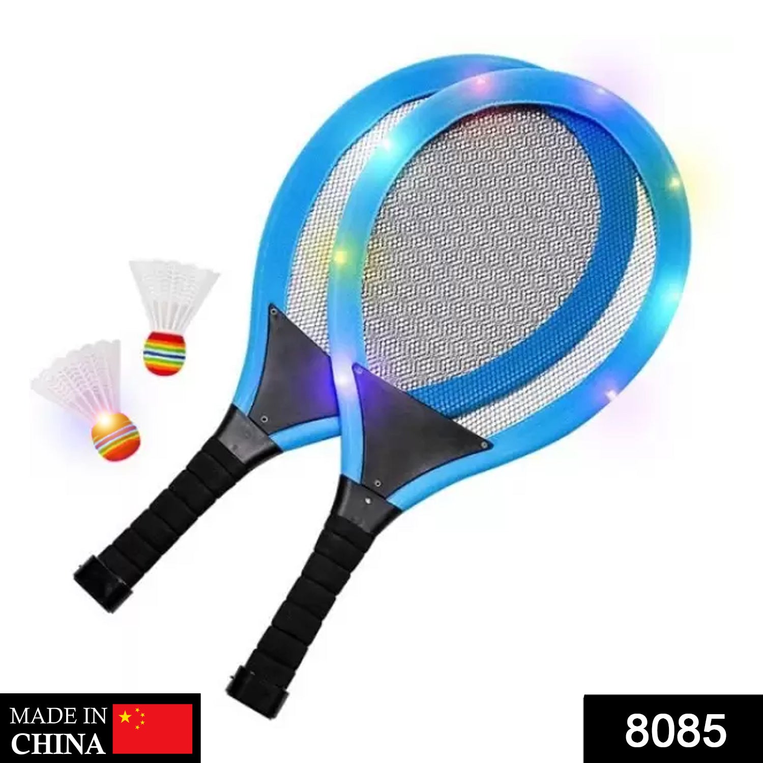 8085 Led Badminton Set For Playing Purposes Of Kids And Children’s. DeoDap