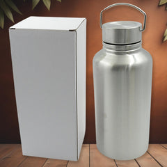 8418 Big Stainless Steel Water Bottle With Handle, Fridge Water Bottle, Stainless Steel Water Bottle Leak Proof, Rust Proof, Hot & Cold Drinks, Gym Sipper BPA Free Food Grade Quality, Steel fridge Bottle For office/Gym/School (Big)