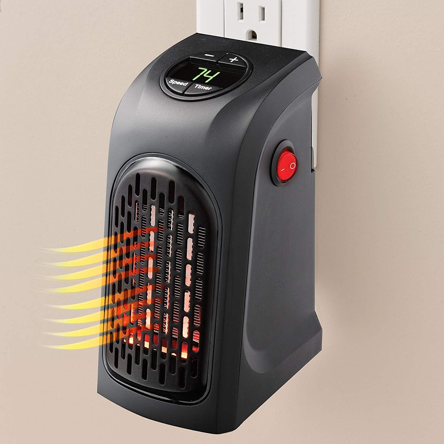 251 Electric Mini Handy Heater Plug-In Wall (400w) Natation