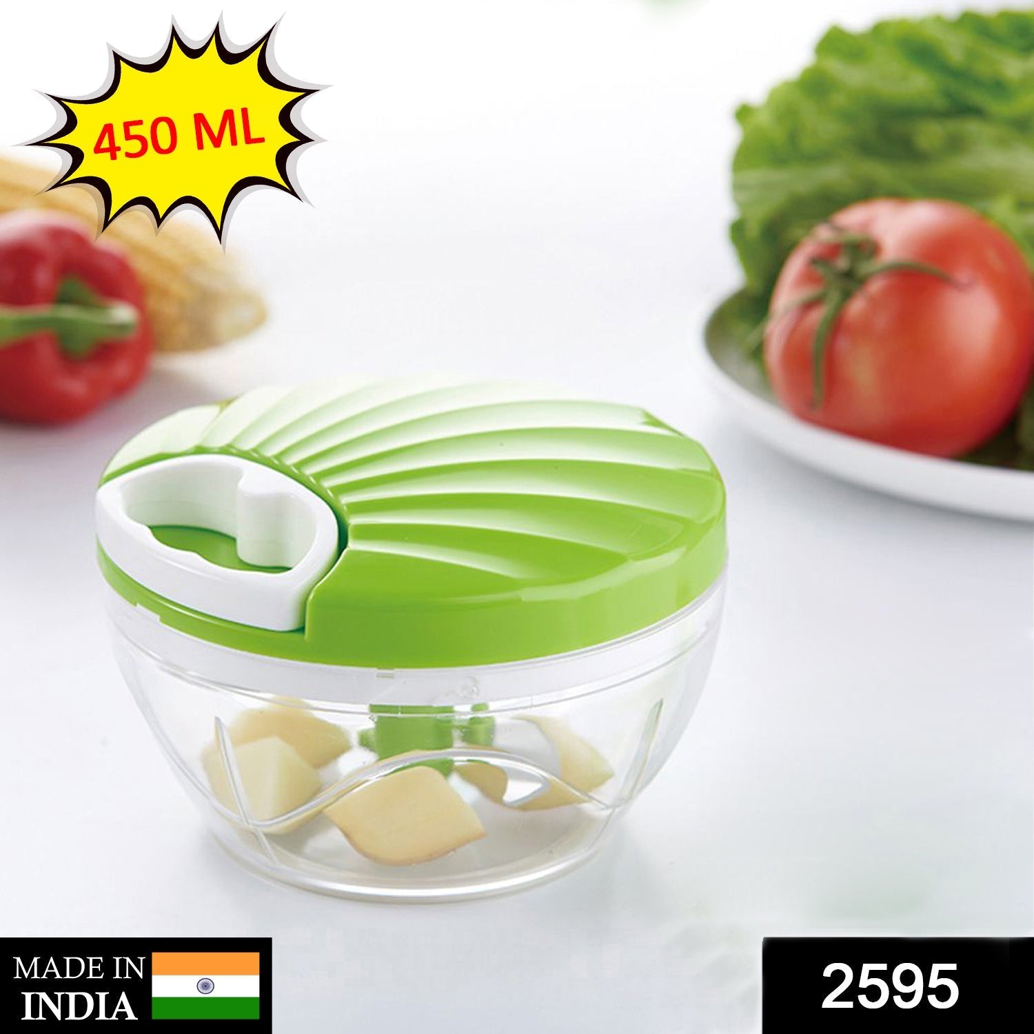 2595 2in1 Speedy Chopper With Easy to Chop Vegetable DeoDap