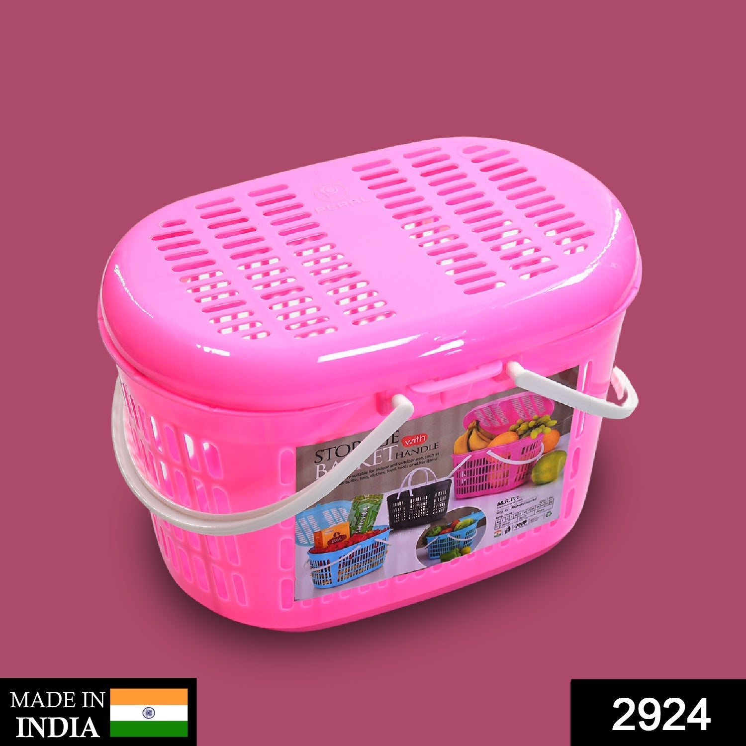 2924 Multipurpose Basket Multi Utility or Storage, for Picnic small Baskets. DeoDap