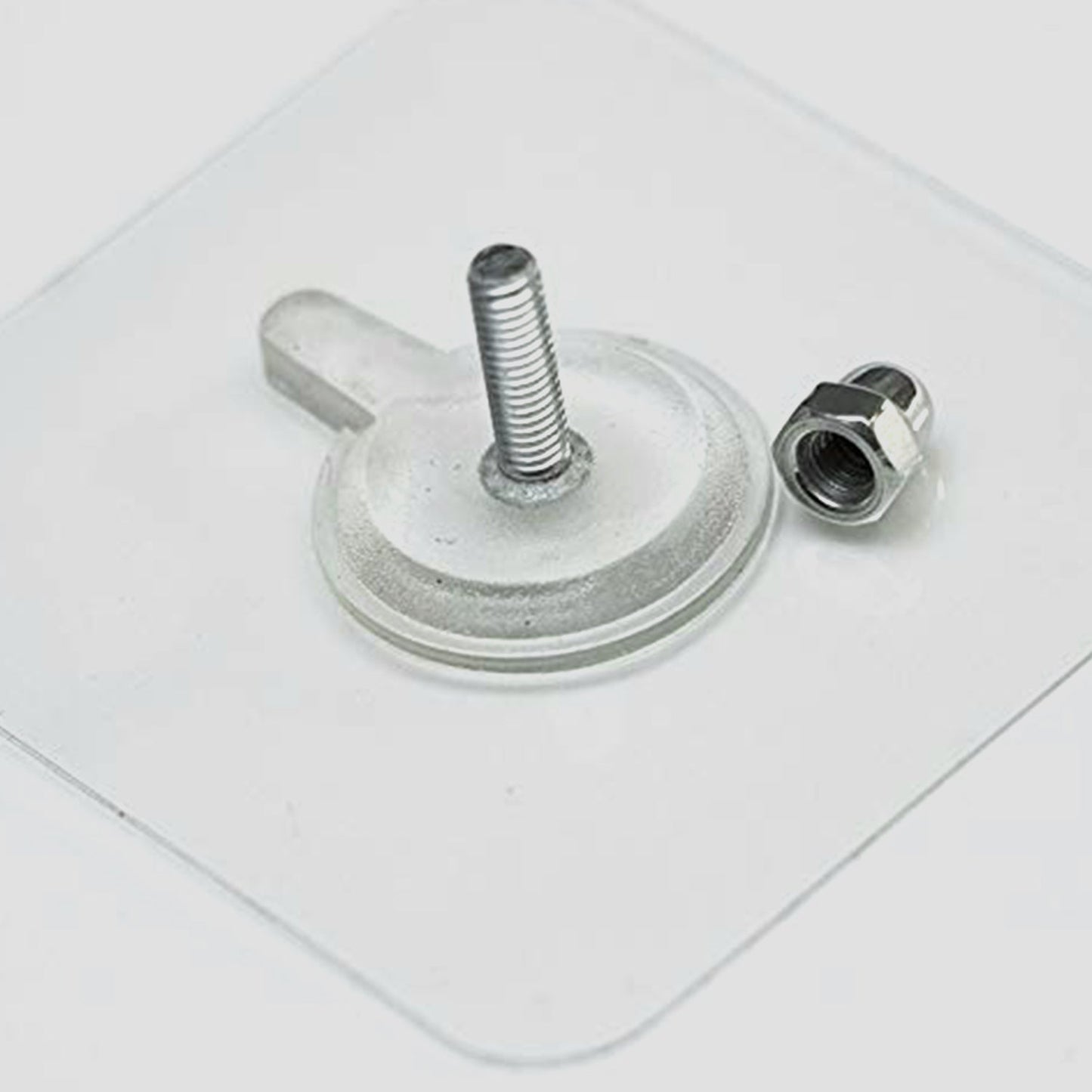 9017 Adhesive Screw Wall Hook used in all kinds of places including household and offices for hanging and holding stuffs etc. DeoDap