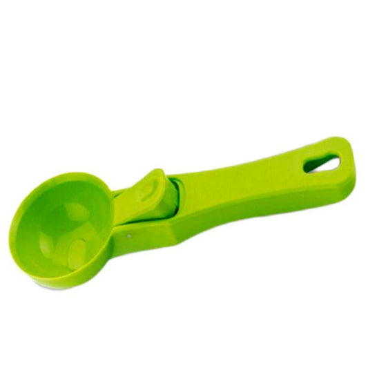 625 Plastic Ice Cream Scoop, 1 pc, Green DeoDap