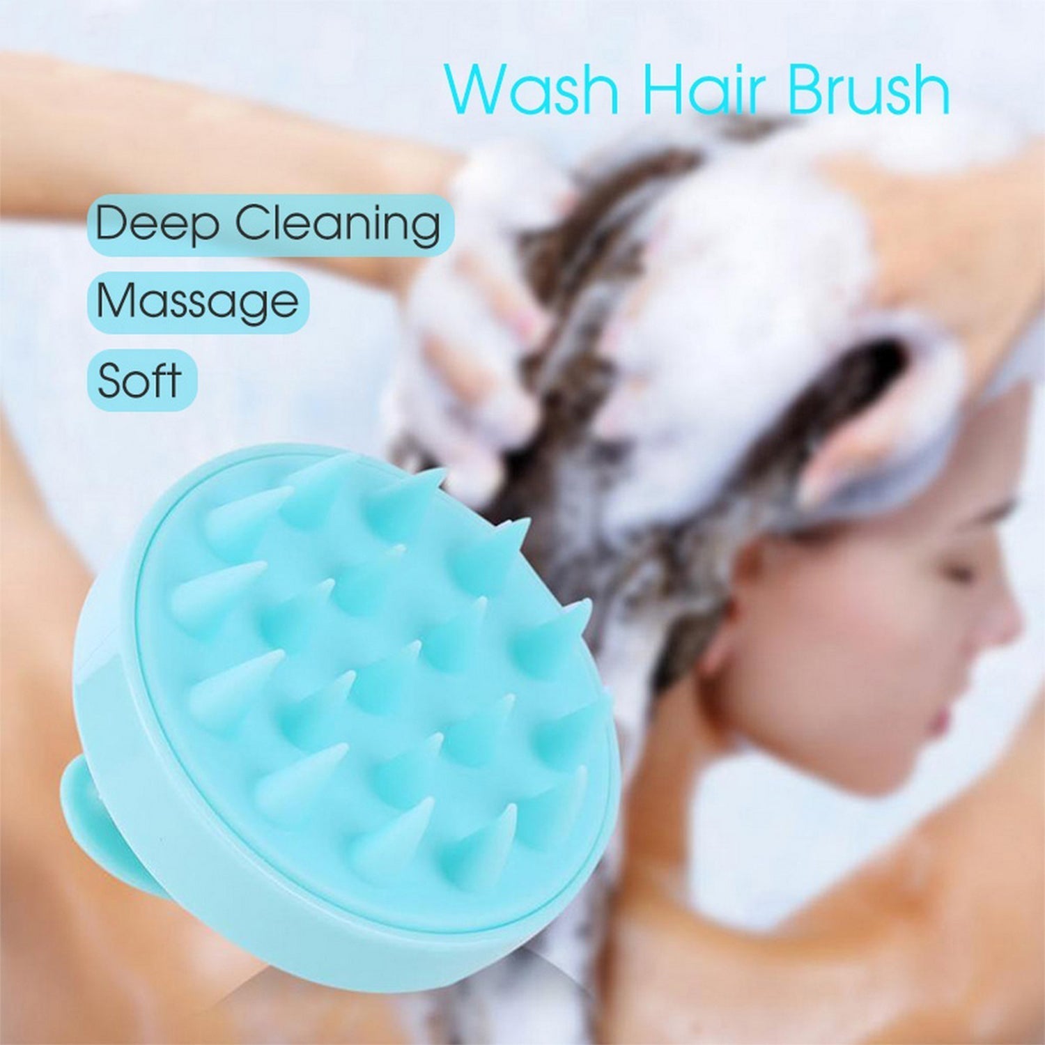 6099 Hair Scalp Adjustable Massager Shampoo Brush,Scalp Shampoo Brush DeoDap
