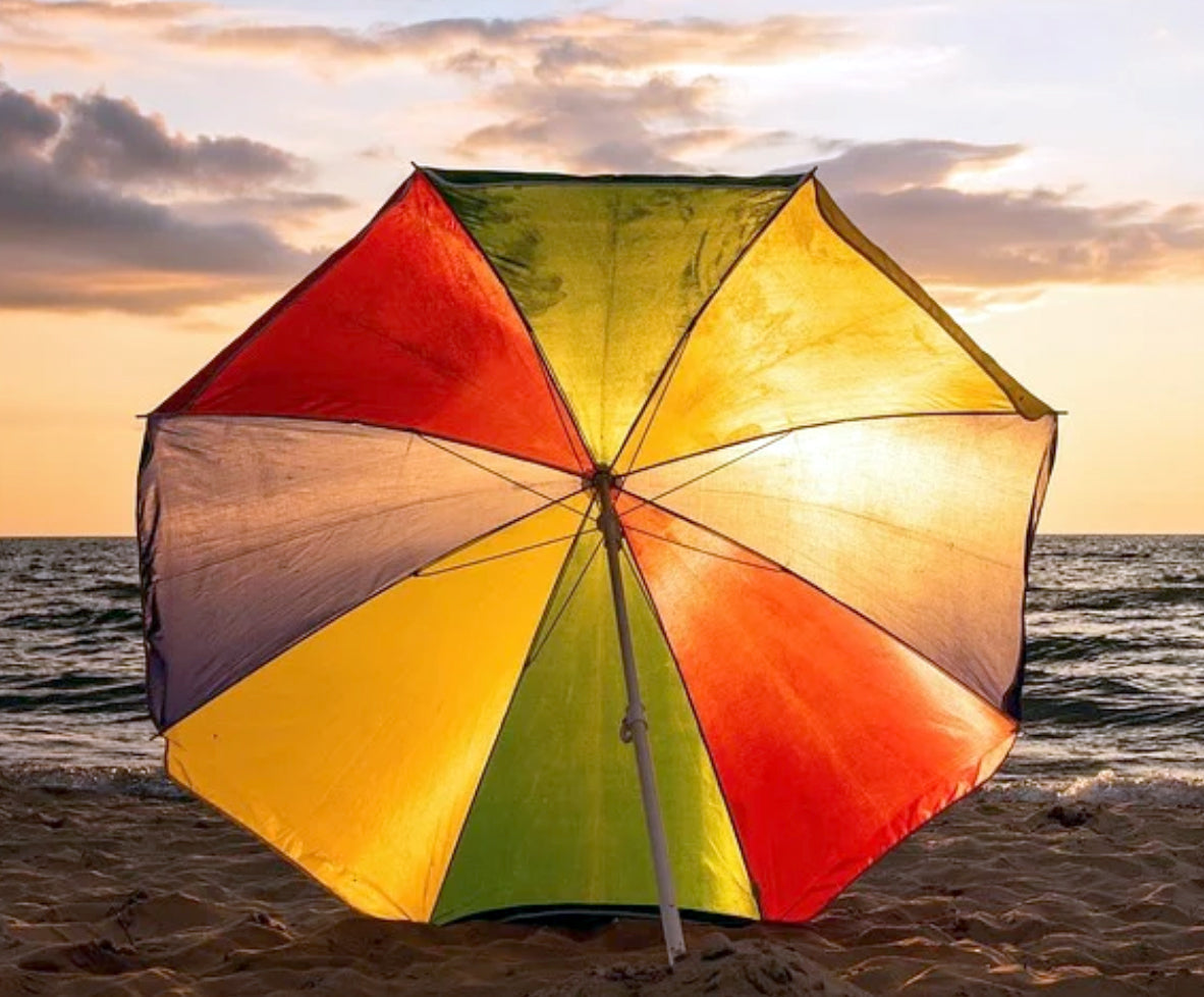 1276 Sun Protection Water Proof Fabric Polyester Garden Umbrella for Beach, Lawn DeoDap
