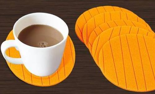 129 6 pcs Useful Round Shape Plain Silicone Cup Mat Coaster Drinking Tea Coffee Mug Wine Mat for Home DeoDap