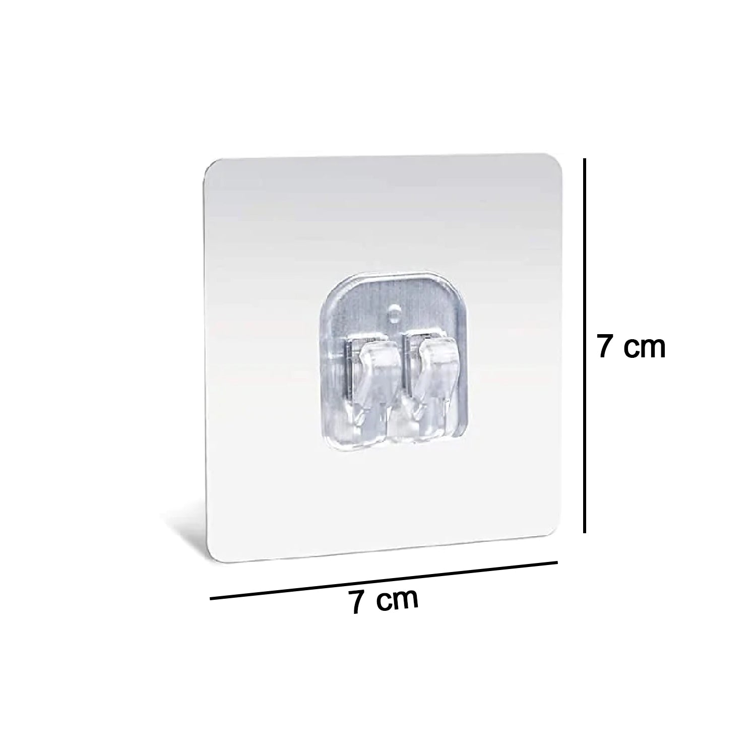 7434 Adhesive Sticky Waterproof and Oil Proof, Reusable Wall Utility Seamless Wall Hook DeoDap