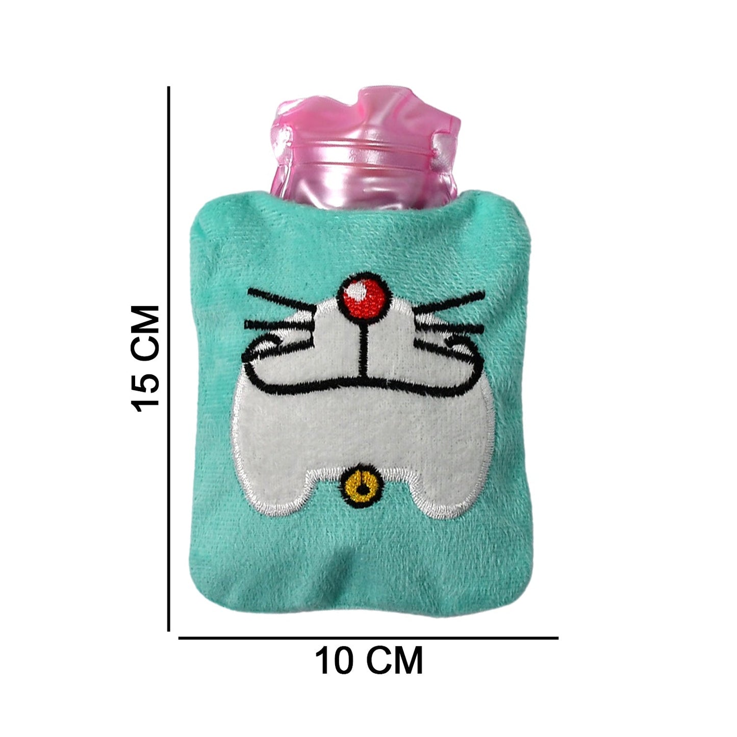 6529 Doremon Cartoon small Hot Water Bag with Cover for Pain Relief, Neck, Shoulder Pain and Hand, Feet Warmer, Menstrual Cramps. DeoDap