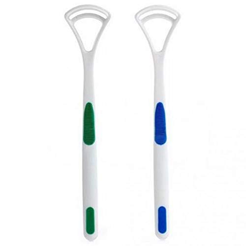 1235 New Hot Away Hand Scraper Fashion Tongue Cleaner Brush with Silica Handle DeoDap