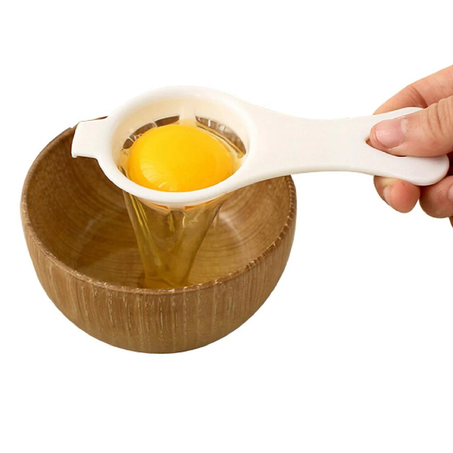 2885 Egg Yolk Separator, Egg White Yolk Filter Separator, Egg Strainer Spoon Filter Egg Divider DeoDap