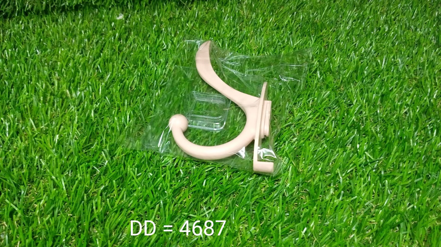 4687 Self Adhesive Plastic Wall Hook for Home DeoDap