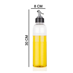 2288 1ltr Glass Oil Dispenser With Lid - Clear, Drip Free Spout, Controlled Use.