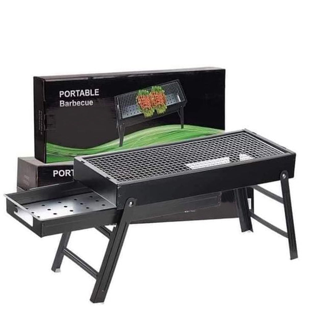 2225 Folding Portable Barbeque BBQ Grill Set for Outdoor and Home DeoDap