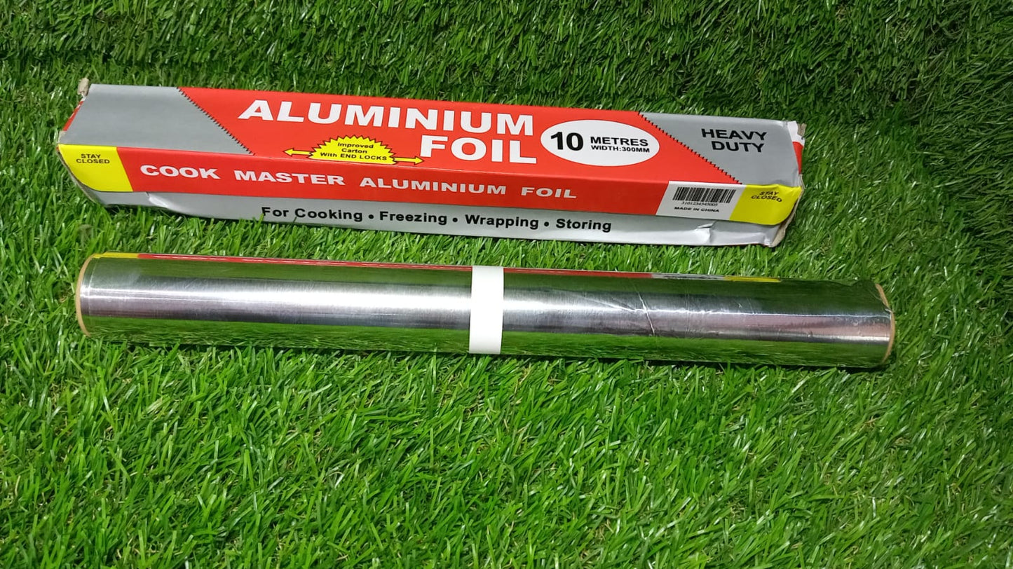2329 Aluminum Foil Roll Heavy Duty Non Stick Thick Aluminum Foil Sheet Baking Grilling Tool (10mX300mm) DeoDap