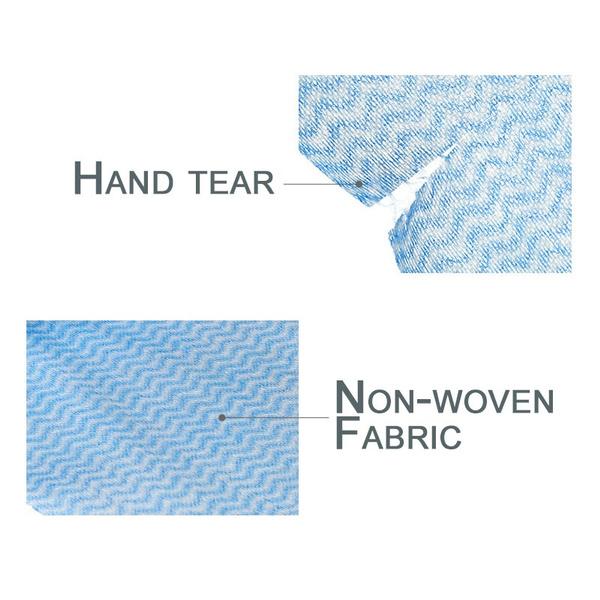 1601 Non Wooven Fabric Disposable Handy Wipe Cleaning Cloth Roll (1Pc) DeoDap