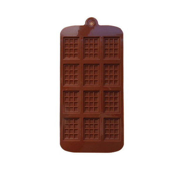 1161 Silicone Mini Choco Bar Mould - 12 Cavity DeoDap