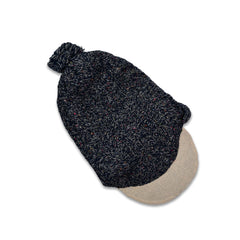 6345 Solid Texture Winter Woolen Beanie Caps DeoDap