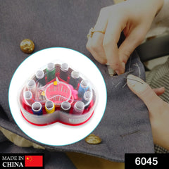 6045 Heart-Shaped Sewing Box Multi-Functional Convenient Sewing Tools DeoDap