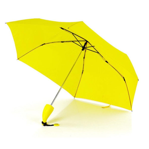1639 Stylish Banana Shaped Mini Foldable Umbrella DeoDap