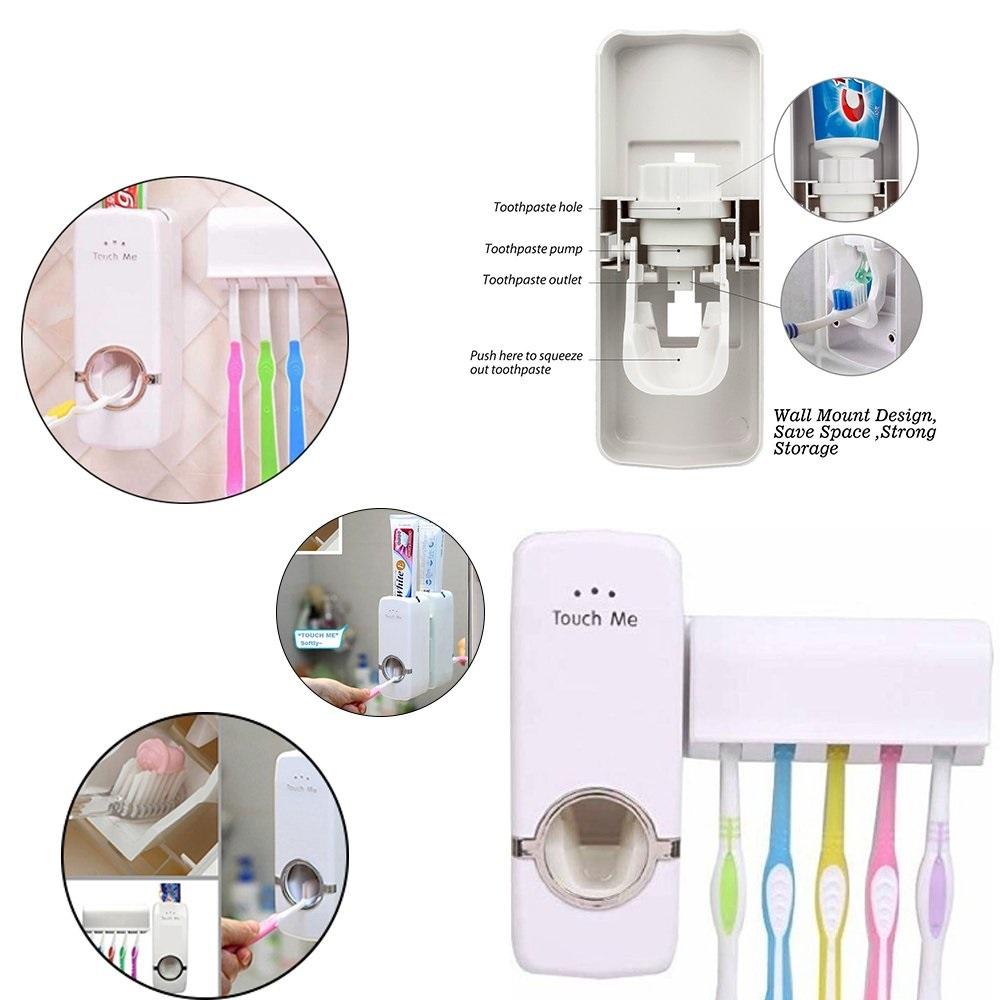 174 Toothpaste Dispenser & Tooth Brush Holder Your Brand WITH BZ LOGO