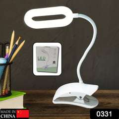 0331 STUDY LAMP LED TOUCH ON OFF SWITCH STUDENT STUDY READING DIMMER LED TABLE LAMPS WHITE DESK LIGHT LAMP (Usb Lamp)
