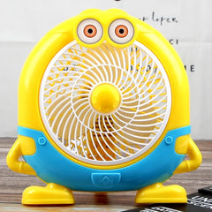 6464 plastic cute mini  cartoon electric usb fan desk fan for children DeoDap