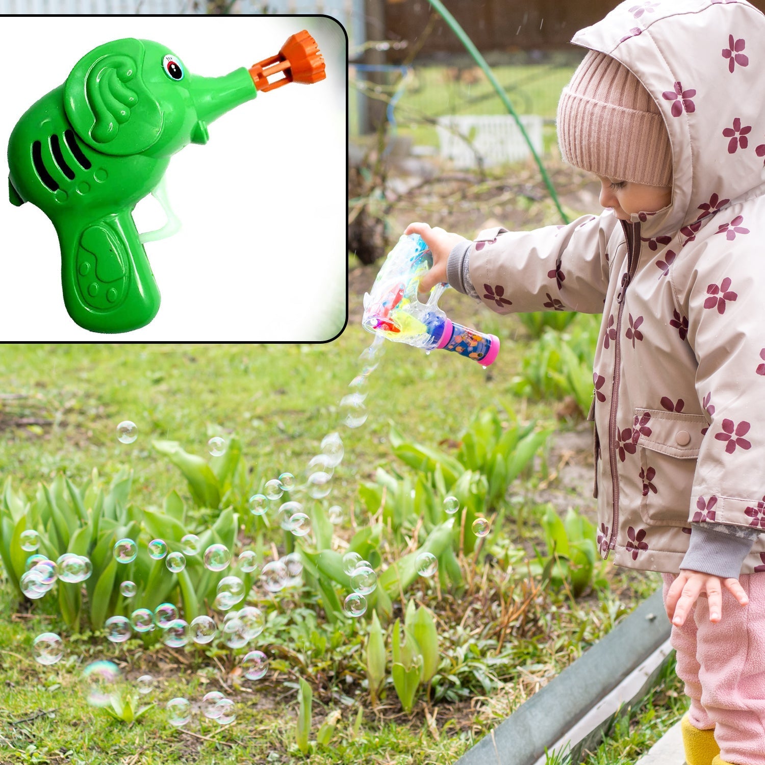 4449 Bubble Gun Elephant Hand Pressing Bubble Gun Toy for Kids Bubble Liquid Bottle with Fun Loading DeoDap