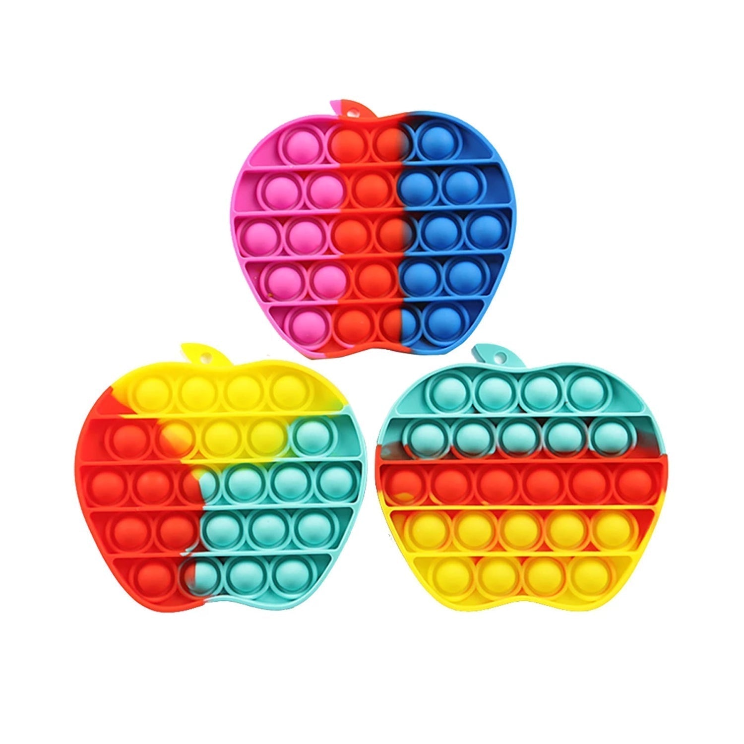 8066 Apple Fidget Toy used in all kinds of household places specially for kids and children for playing purposes DeoDap