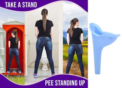 1307 Stand And Pee Reusable Portable Urinal Funnel For Women DeoDap