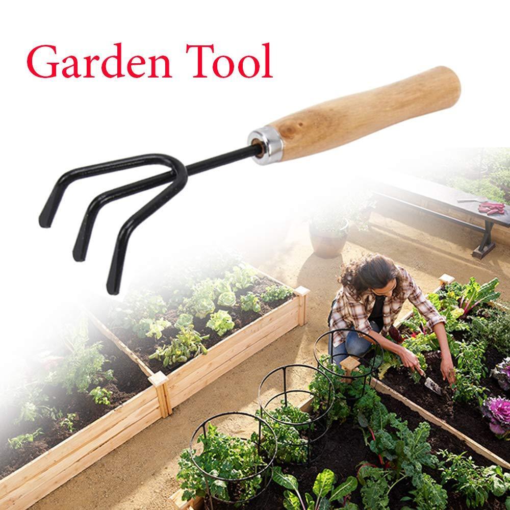 1571 Gardening Tools Seed Handheld Shovel Rake Spade Trowel with Pruning Shear DeoDap