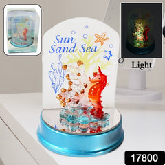 17800 Cute Cartoon Lovely Gift Night Light, Multi-Color Light, Showpiece Valentine's Day Gift, Cute Anniversary, Wedding, Birthday, Unique Gift, Home Decoration Gift, Battery Operated (3 Battery Included)