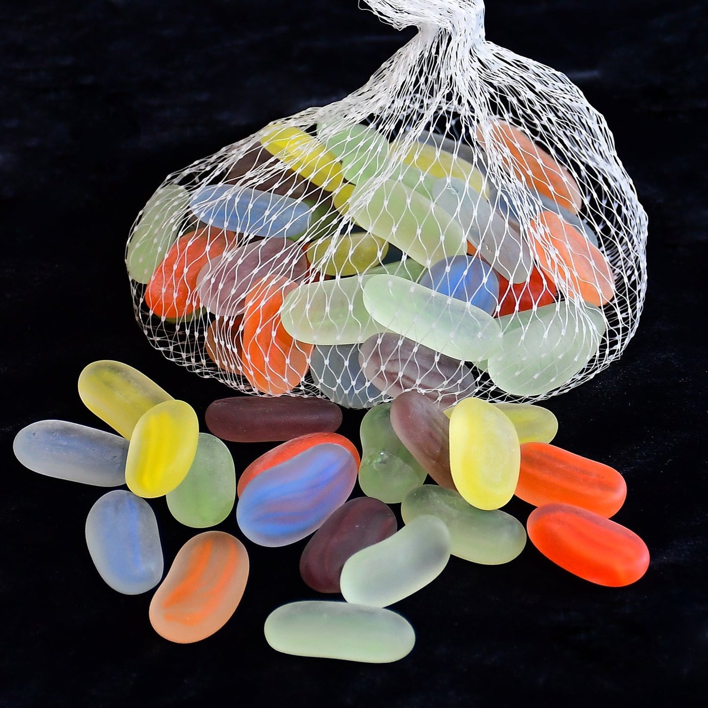 4015 Glass Gem Stone, Flat Round Marbles Pebbles for Vase Fillers, Attractive pebbles for Aquarium Fish Tank. DeoDap