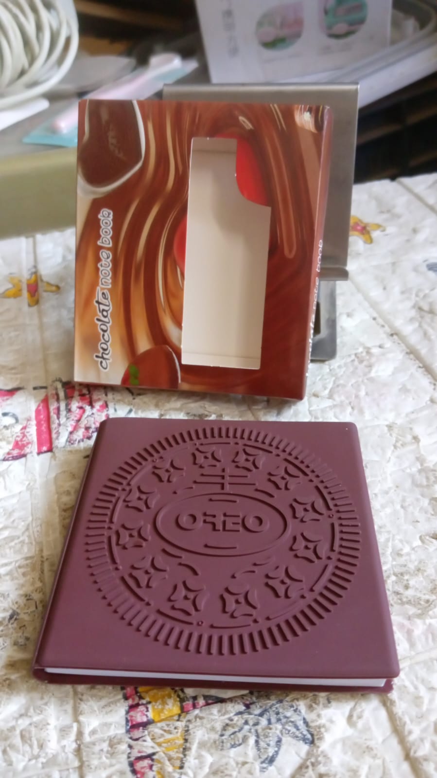 17670 Chocolate Diary Notebooks Original Chocolate Smell Writing Practice Book Early Learning Copybook Premium Chocolate Book (1Pc / Book / 80 Pages) 