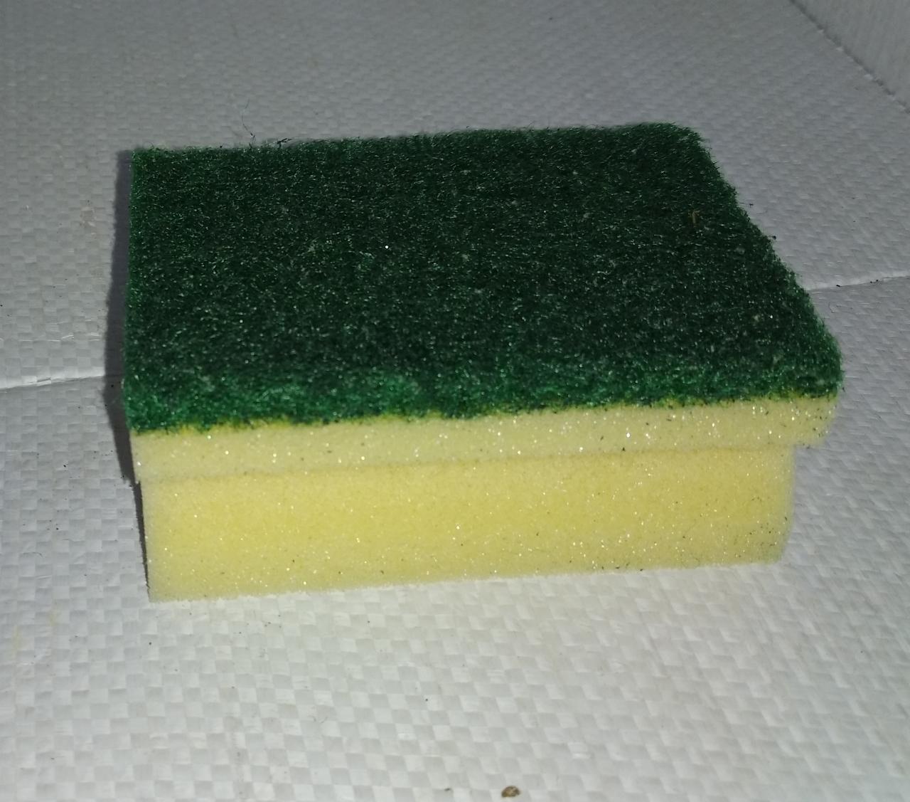 1421 Scrub Sponge 2 in 1 Pad for Kitchen, Sink, Bathroom Cleaning Scrubber DeoDap