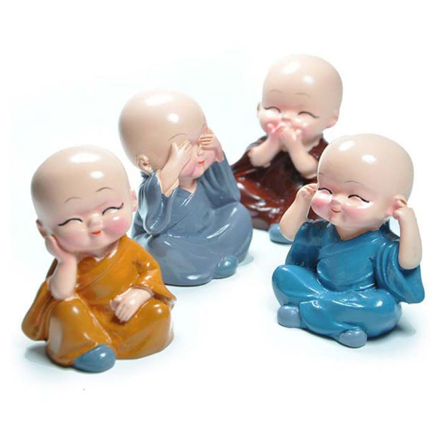 4781 baby buddha 4Pc and show piece used for house, office and official decorations etc. DeoDap